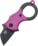 Fox Mini-Ta Linerlock Folding Knife 1" 4116 Steel Blade Pink FRN Handle 536PB -Fox - Survivor Hand Precision Knives & Outdoor Gear Store