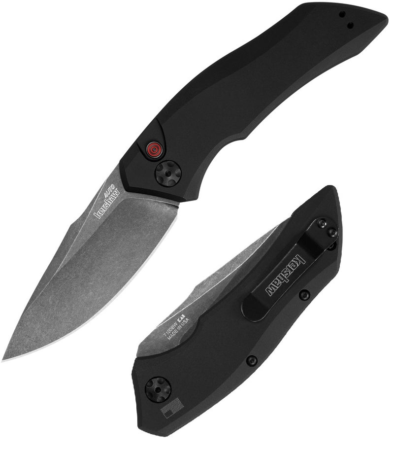 Kershaw Launch 1 Folding Automatic Knife 3.5" CPM-154 Steel Blade Aluminum Handle 7100BW -Kershaw - Survivor Hand Precision Knives & Outdoor Gear Store