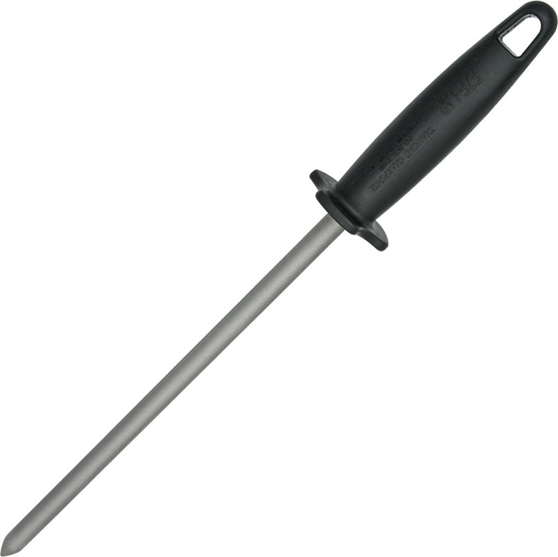 EZE-LAP Diamond Butcher Coated Steel 10" Rod Black Hi-Impact Plastic Handle LP -EZE-Lap - Survivor Hand Precision Knives & Outdoor Gear Store