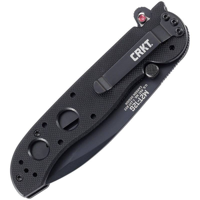 CRKT M21 Linerlock Folding Knife 3.13" 8Cr14MoV Steel Blade Black G10 Handle 2112G -CRKT - Survivor Hand Precision Knives & Outdoor Gear Store