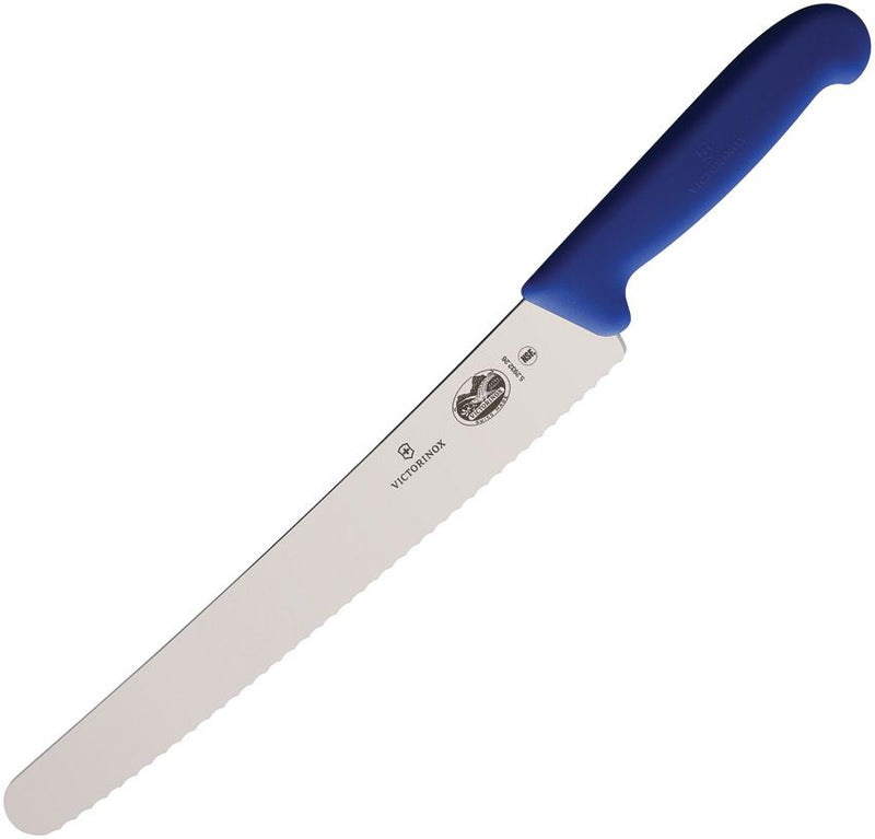 Victorinox Bread Knife 10" Serrated Stainless Steel Blade Blue Fibrox Handle 5293226 -Victorinox - Survivor Hand Precision Knives & Outdoor Gear Store