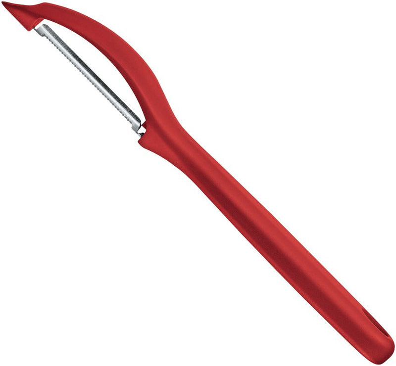 Victorinox Universal Kitchen Peeler Double Serrated Edge Pivoting Stainless Blade Red Polypropylene Handle 760751 -Victorinox - Survivor Hand Precision Knives & Outdoor Gear Store