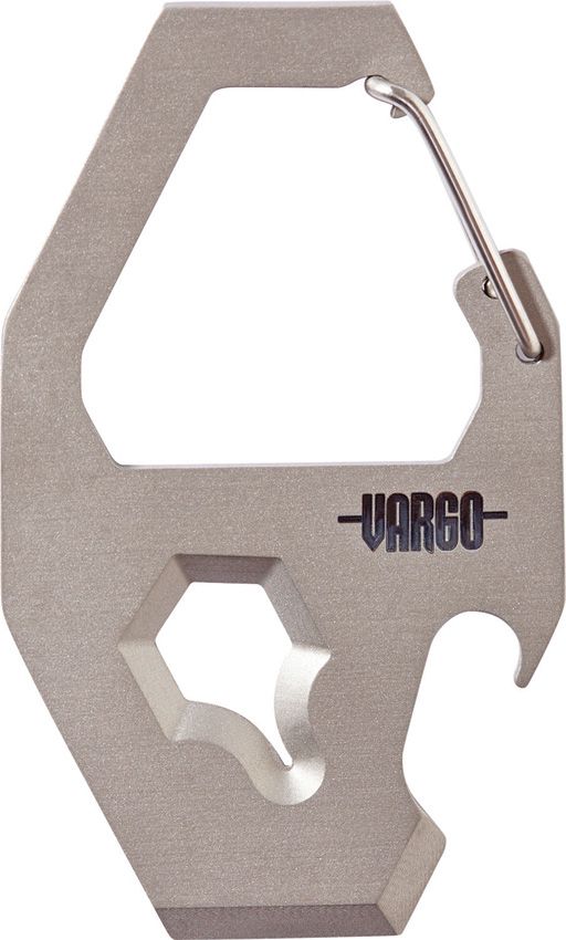 Vargo Titanium Construction Backcountry Carabiner With Tick Remover / Bottle Opener / Box Cutter And Scraper Tool 492 -Vargo - Survivor Hand Precision Knives & Outdoor Gear Store