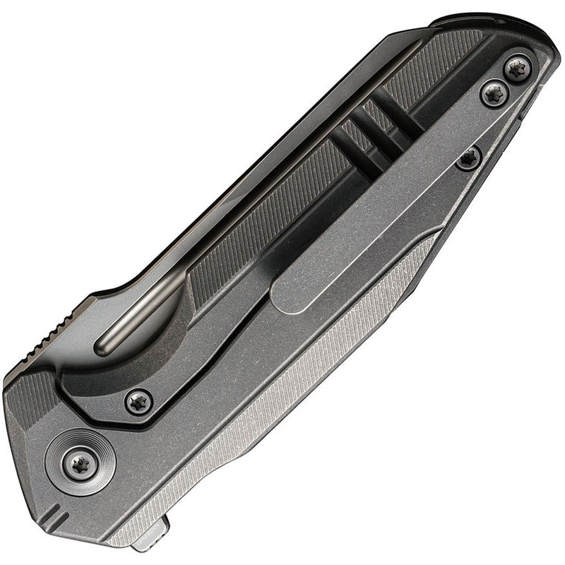 We Knife Co StarHawk Framelock Folding Knife 2.88" CPM-20CV Steel Blade Gray Titanium Handle 210171 -We Knife Co - Survivor Hand Precision Knives & Outdoor Gear Store