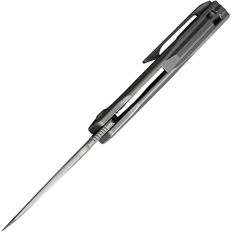 We Knife Co StarHawk Framelock Folding Knife 2.88" CPM-20CV Steel Blade Gray Titanium Handle 210171 -We Knife Co - Survivor Hand Precision Knives & Outdoor Gear Store