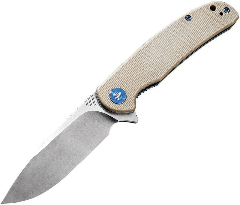 We Knife Co 809 Practic Tan Folding Knife 3.25" M390 Steel Blade G10 Handle 809B -We Knife Co - Survivor Hand Precision Knives & Outdoor Gear Store