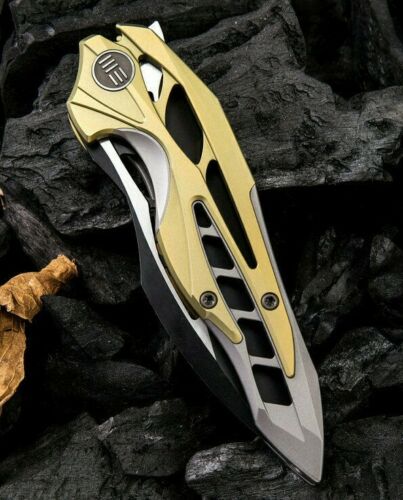 We Knife Co Arrakis Folding Knife 3.5" Bohler M390 Steel Blade Titanium Handle 906A -We Knife Co - Survivor Hand Precision Knives & Outdoor Gear Store