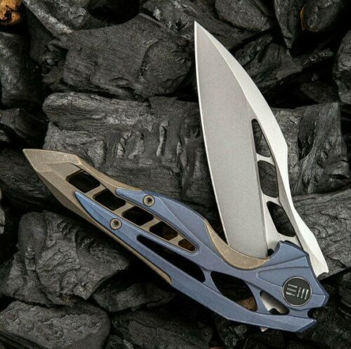 We Knife Co Arrakis Folding Knife 3.5" Bohler M390 Steel Blade Titanium Handle 906E -We Knife Co - Survivor Hand Precision Knives & Outdoor Gear Store