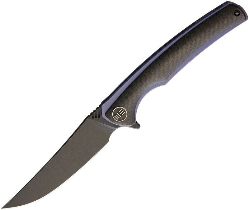 We Knife Co Model 704 Folding Knife 3.5" M390 Steel Blade Blue Titanium Handle 704CFG -We Knife Co - Survivor Hand Precision Knives & Outdoor Gear Store