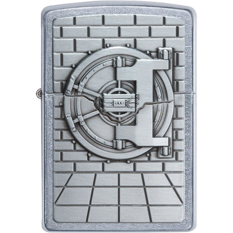 Zippo Gold Surprise Lighter With Street Chrome Design And Dimensions: 0.5" x 2.25" 00147 -Zippo - Survivor Hand Precision Knives & Outdoor Gear Store