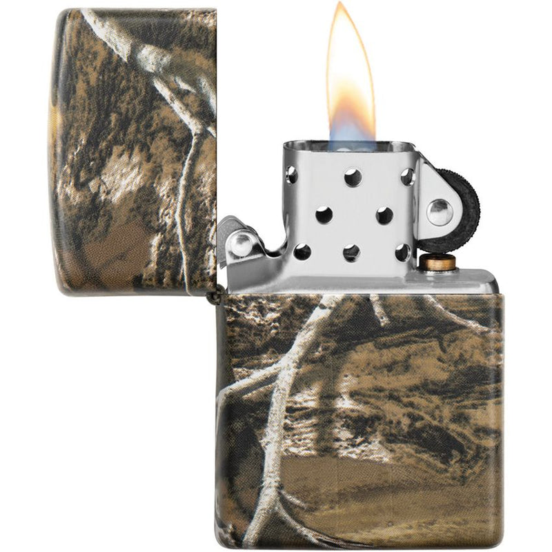 Zippo Realtree Edge Wrapped Design All Metal Construction And Dimensions: 0.5" x 2.25" 09252 -Zippo - Survivor Hand Precision Knives & Outdoor Gear Store