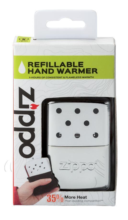 Zippo Hand Warmer 6 Hour Chrome Windproof Refillable All Metal Construction 40321 -Zippo - Survivor Hand Precision Knives & Outdoor Gear Store