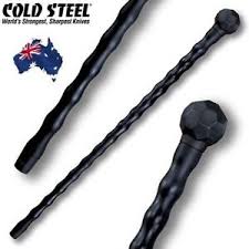 Cold Steel African Walking Stick Black Polypropylene One Piece Construction 91WAS -Cold Steel - Survivor Hand Precision Knives & Outdoor Gear Store