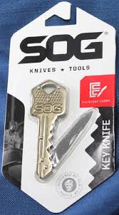 SOG Key Lockback Folding Knife 1.5" Stainless Steel Blade Brass Tone Stainless Body KEY102CP -SOG - Survivor Hand Precision Knives & Outdoor Gear Store