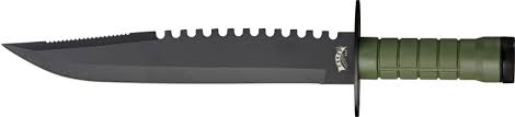 Frost Cutlery Survival Scout II Fixed Knife 11.13" Stainless Blade Rubber Handle DH253160C -Frost Cutlery - Survivor Hand Precision Knives & Outdoor Gear Store
