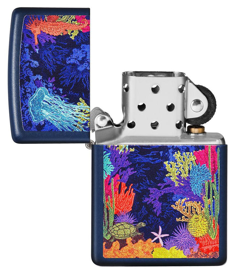 Zippo Lighter Sea Life Feature Windproof All Metal Construction 19871 -Zippo - Survivor Hand Precision Knives & Outdoor Gear Store