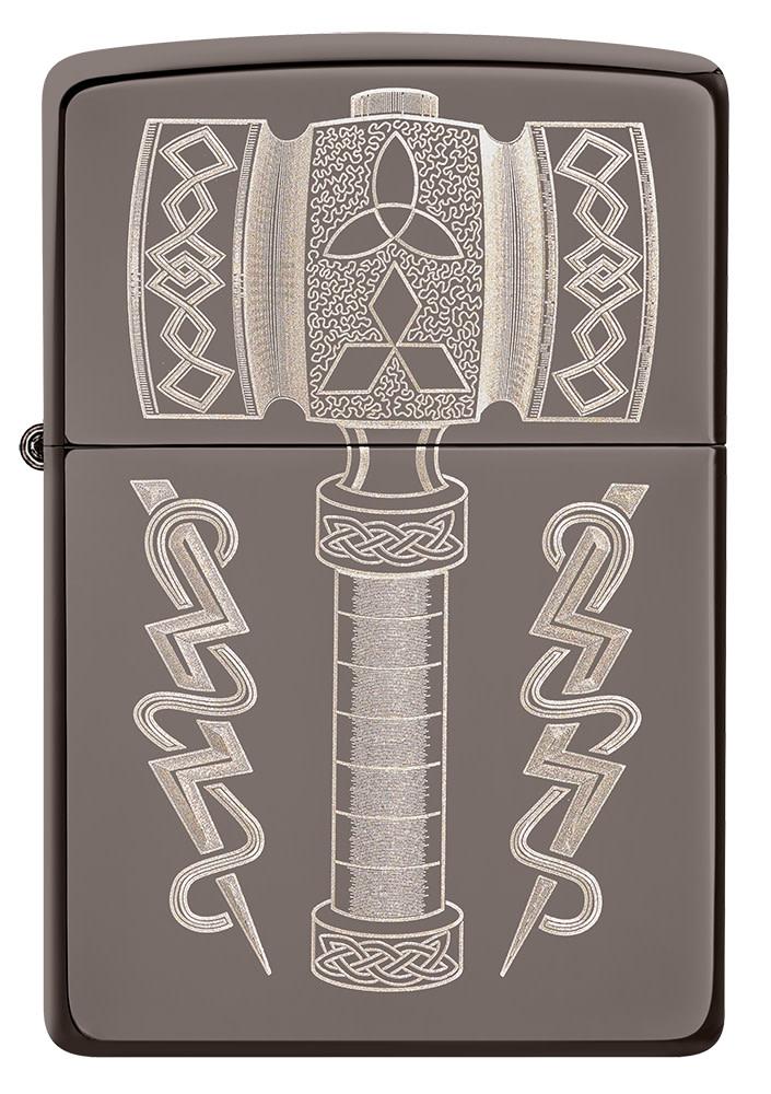 Zippo Lighter Thor's Hammer Feature Windproof All Metal Construction 19865 -Zippo - Survivor Hand Precision Knives & Outdoor Gear Store