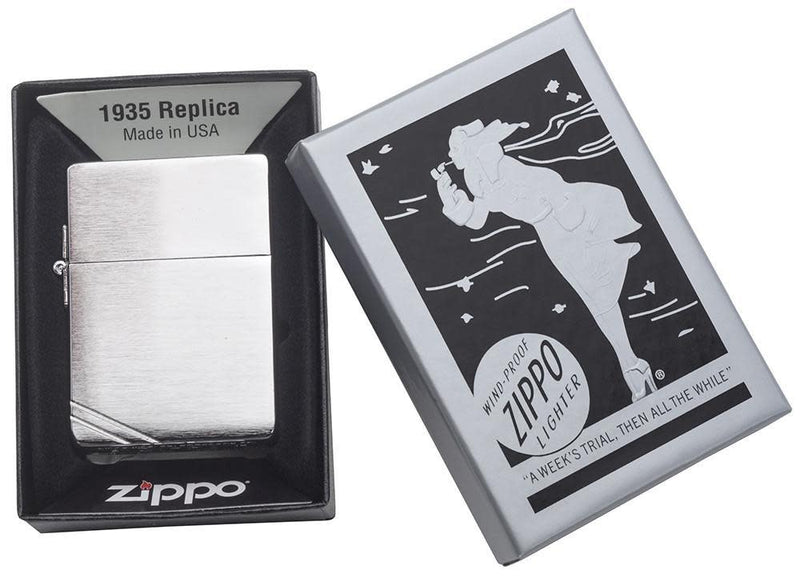 Zippo Lighter Original 1935 Replica Windproof All Metal Construction 61670 -Zippo - Survivor Hand Precision Knives & Outdoor Gear Store