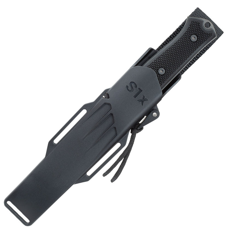 Fallkniven S1x Survival Fixed knife 5" Cobalt Steel Blade Black Thermorun Handle S1XB -Fallkniven - Survivor Hand Precision Knives & Outdoor Gear Store