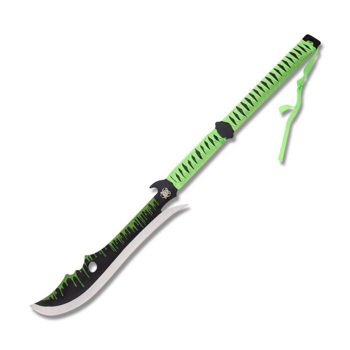 Frost Cutlery Tac Xtreme Fixed Knife 13.5" Stainless Blade Green Wrapped Handle X4124GRN -Frost Cutlery - Survivor Hand Precision Knives & Outdoor Gear Store