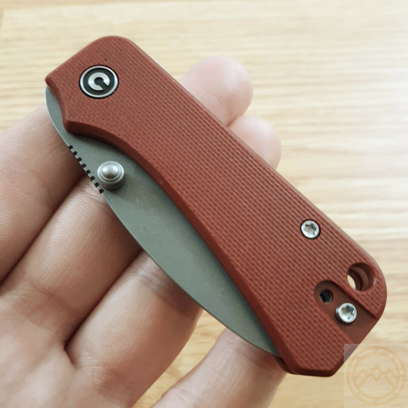 Civivi Baby Banter Linerlock Folding Knife 2.25" Nitro V Steel Blade Burgundy G10 Handle 19068S6 -Civivi - Survivor Hand Precision Knives & Outdoor Gear Store