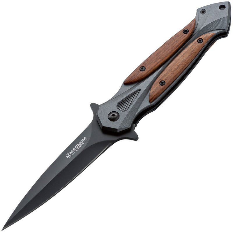 Boker Magnum Starfighter Folding Knife 3.75" 440A Steel Blade Cocobolo Wood 06RY069 -Boker Magnum - Survivor Hand Precision Knives & Outdoor Gear Store