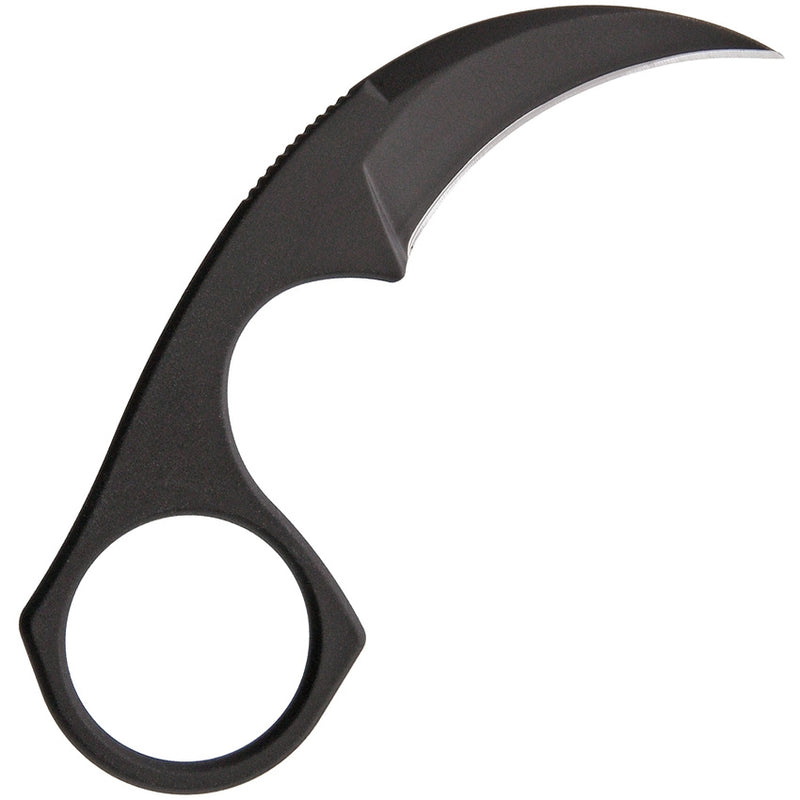 Bastinelli Creations Diagnostic Cerakote Fixed Knife 1.5" Black PDV Coated N690Co Steel Karambit Blade One-Piece Construction AS05 -Bastinelli Creations - Survivor Hand Precision Knives & Outdoor Gear Store