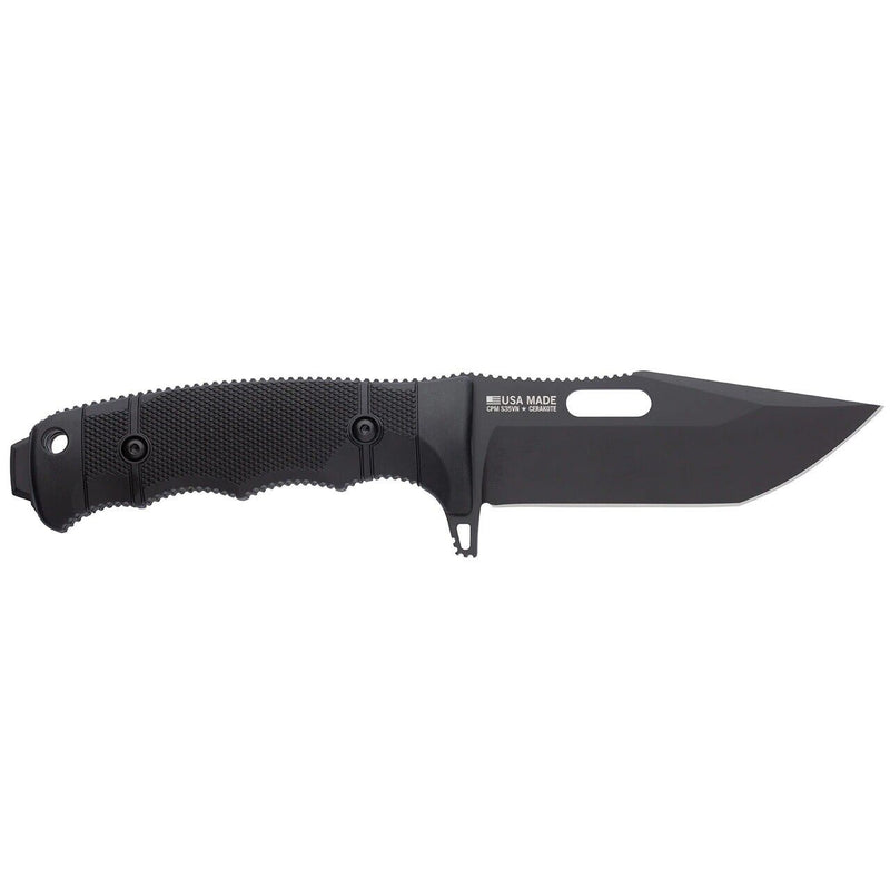 SOG Seal FX Fixed Knife 4.25" S35VN Steel Full Tang Tanto Blade Black Nylon Handle 17210257 -SOG - Survivor Hand Precision Knives & Outdoor Gear Store