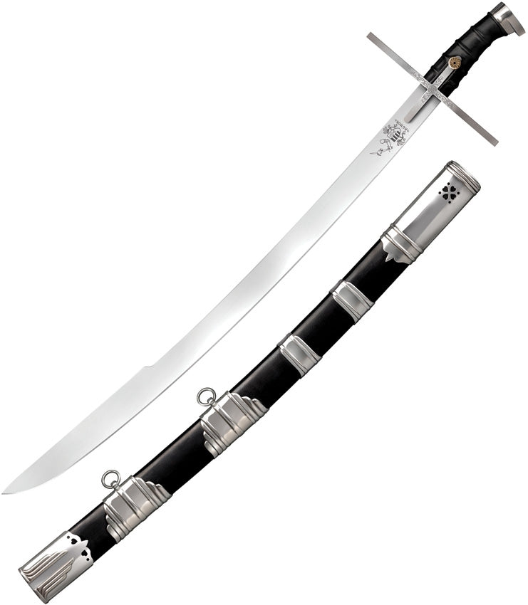 Cold Steel Hungarian Saber Sword 31" 1055HC Steel Blade Black Leather Wrapped Handle 88RM -Cold Steel - Survivor Hand Precision Knives & Outdoor Gear Store