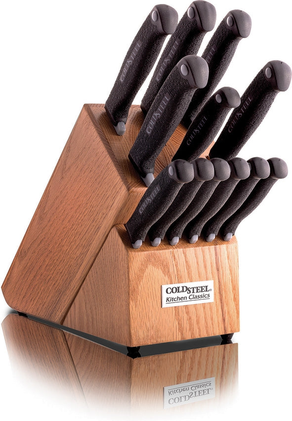 Cold Steel Wood Block For Kitchen Classic Oak Construction Knives Not Included 59KBL -Cold Steel - Survivor Hand Precision Knives & Outdoor Gear Store