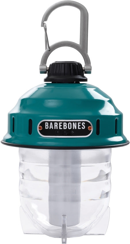 Barebones Living Beacon Hanging Lantern Teal 3.75" x 5" Rechargeable Stamped Steel Construcion RE236 -Barebones Living - Survivor Hand Precision Knives & Outdoor Gear Store