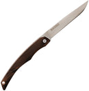 Barebones Living Solo Folding Knife 3.5” 50CrMoV15 Steel Blade Composite Hardwood/Walnut Handle RE2110 -Barebones Living - Survivor Hand Precision Knives & Outdoor Gear Store