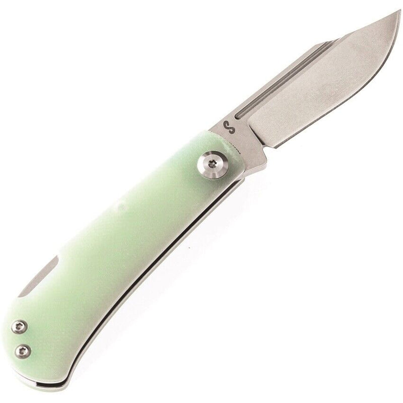 Kansept Knives Wedge Lockback Folding Knife 2.25" 154CM Steel Clip Point Blade Jade G10 Handle 2026B6 -Kansept Knives - Survivor Hand Precision Knives & Outdoor Gear Store