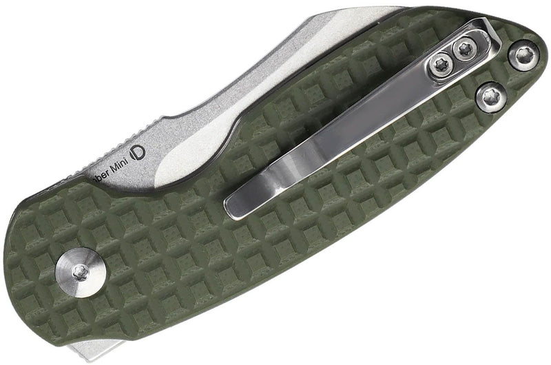 Kizer Cutlery October Mini Folding Knife 2.54" 154CM Steel Sheepsfoot Blade Green G10 Handle 2569C1 -Kizer Cutlery - Survivor Hand Precision Knives & Outdoor Gear Store