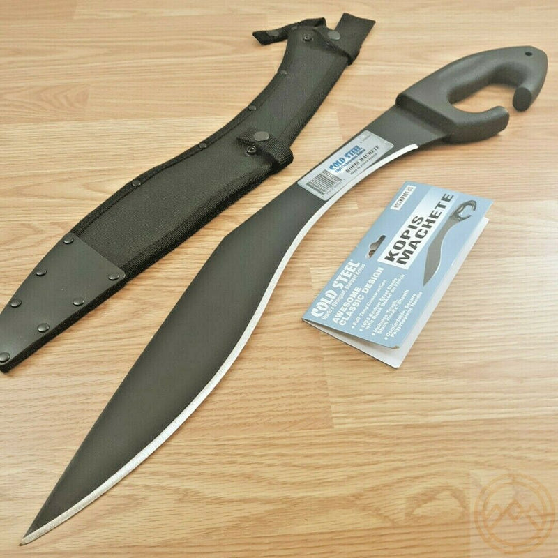 Cold Steel Kopis Machete Fixed 19" 1055 Carbon Steel Blade Black Polypropylene Handle 97KPM18S -Cold Steel - Survivor Hand Precision Knives & Outdoor Gear Store