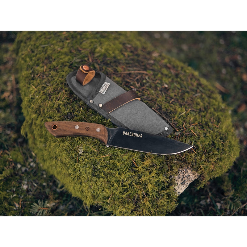 Barebones Living Woodsman No 6 Fixed Knife 5.75" SK5 Steel Blade Walnut Handle RE2118 -Barebones Living - Survivor Hand Precision Knives & Outdoor Gear Store