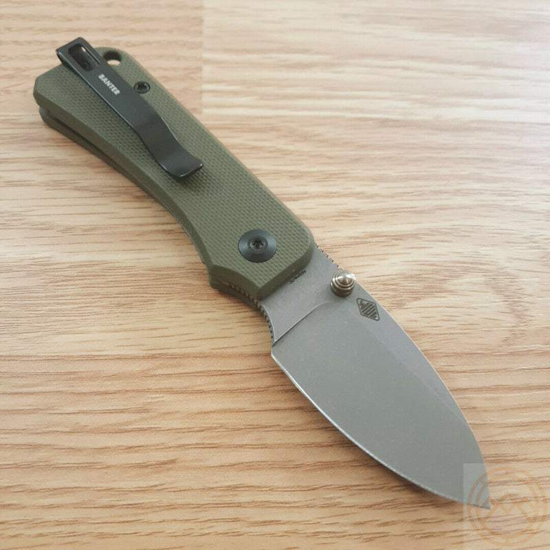 Civivi Baby Banter Linerlock Folding Knife 2.25" Nitro V Steel Blade Green G10 Handle 19068S5 -Civivi - Survivor Hand Precision Knives & Outdoor Gear Store