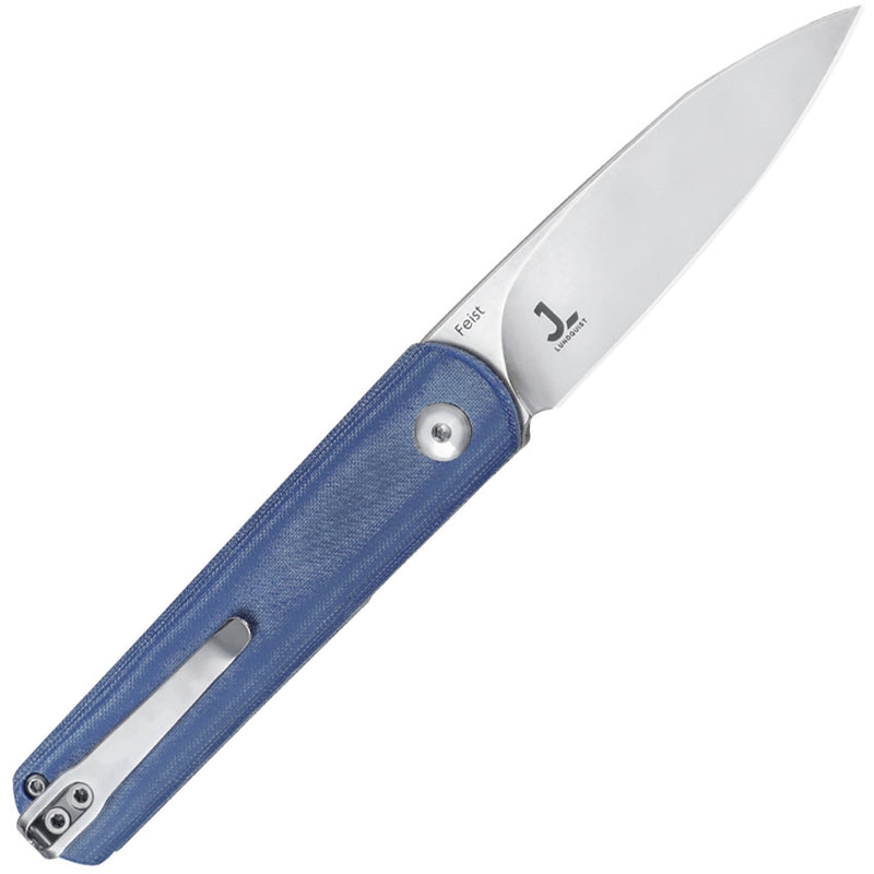 Kizer Cutlery Feist Liner Denim Mic Folding Knife 2.8" 154CM Steel Blade Blue Micarta Handle 3499C1 -Kizer Cutlery - Survivor Hand Precision Knives & Outdoor Gear Store