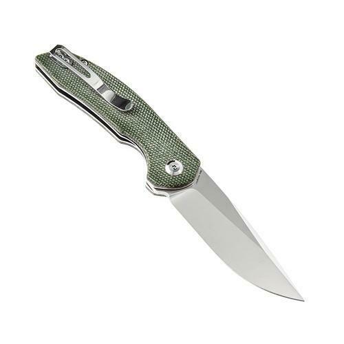 Kansept Knives Mini Accipiter Framelock Folding Knife 2.75" 154CM Steel Blade Green Micarta Handle 2007A2 -Kansept Knives - Survivor Hand Precision Knives & Outdoor Gear Store