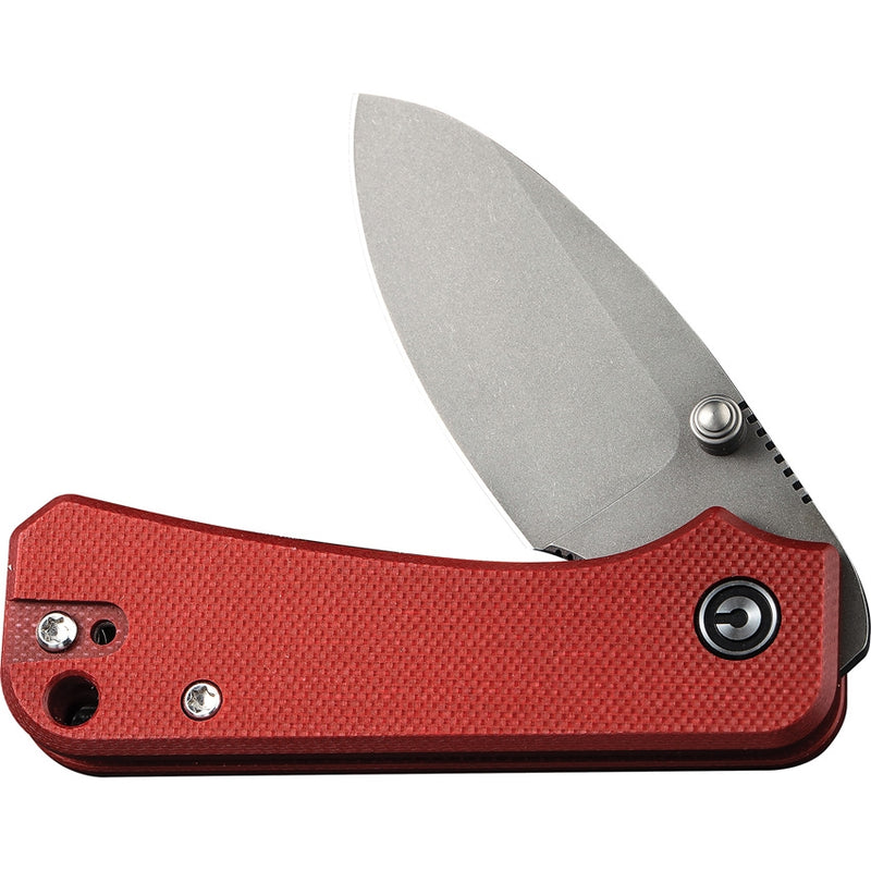 Civivi Baby Banter Linerlock Folding Knife 2.25" Nitro V Steel Blade Burgundy G10 Handle 19068S6 -Civivi - Survivor Hand Precision Knives & Outdoor Gear Store