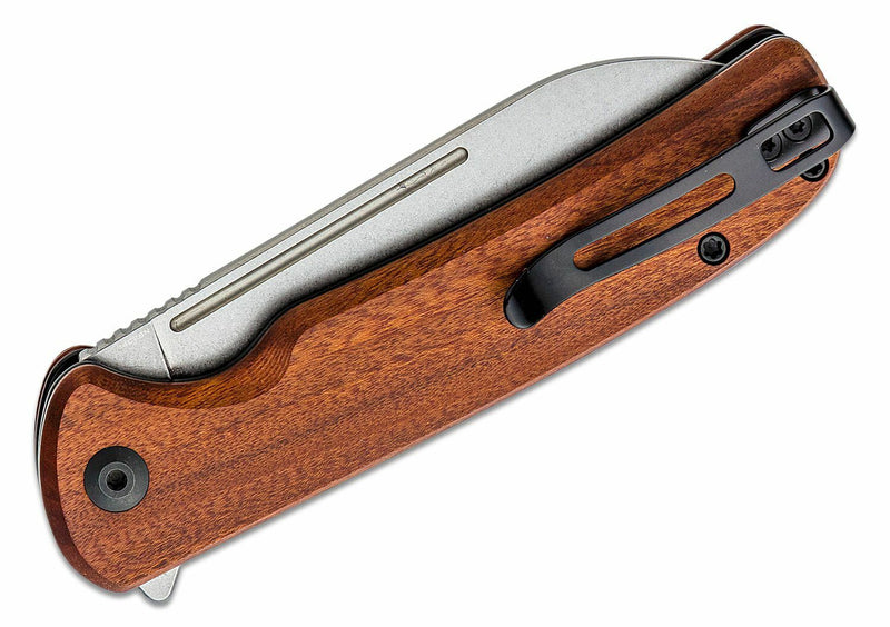 Civivi Chevalier Button Lock Folding Knife 3.5" 14C28N Sandvik Stainless Blade Cuibourtia Wood Handle 200223 -Civivi - Survivor Hand Precision Knives & Outdoor Gear Store