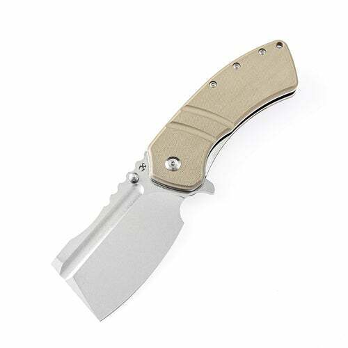 Kansept Knives XL Korvid Linerlock Folding Knife 3.5" 154CM Steel Blade Sand G10 Handle 1030A5 -Kansept Knives - Survivor Hand Precision Knives & Outdoor Gear Store