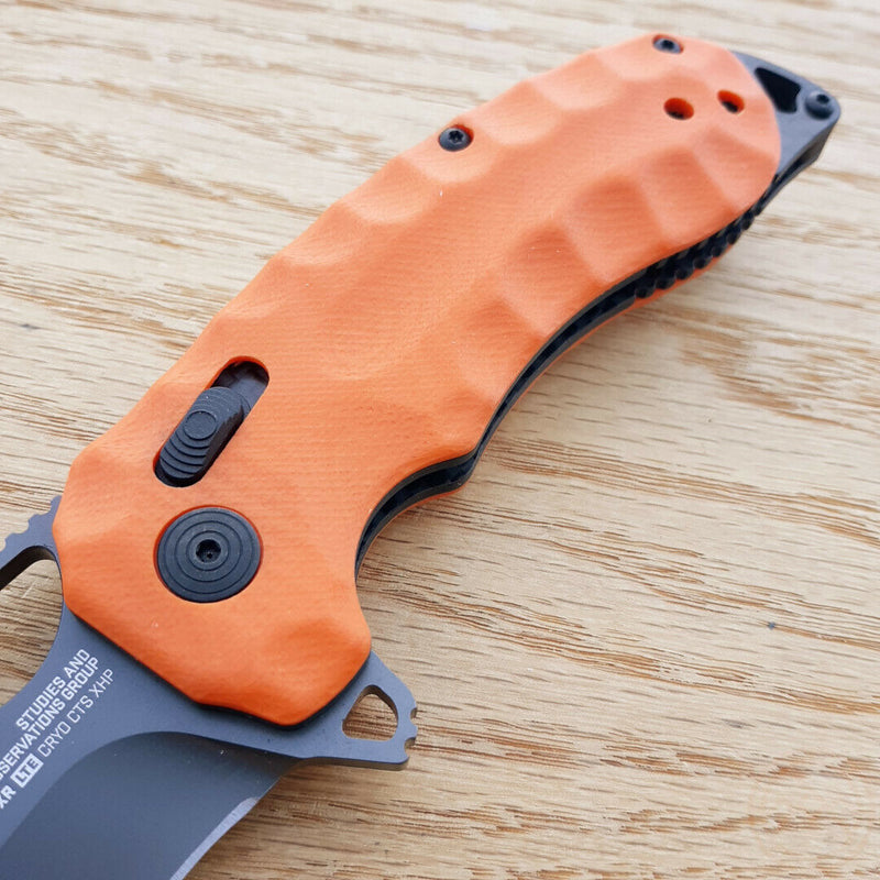 SOG Kiku LTE XR Lock Folding Knife 3" CTS-XHP Steel Blade Orange G10 Handle 12270357 -SOG - Survivor Hand Precision Knives & Outdoor Gear Store