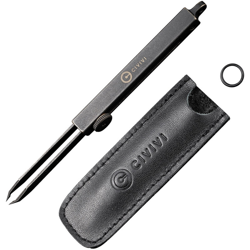 Civivi Tweezers Open Lenght 4.75" Steel Construction Brass Handle Black Color 19062BA -Civivi - Survivor Hand Precision Knives & Outdoor Gear Store