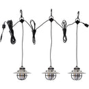 Barebones Living Edison String Lights Rechargable/Water Resistant White Stamped Steel Construction RE215 -Barebones Living - Survivor Hand Precision Knives & Outdoor Gear Store