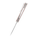 Kansept Knives Reverie Folding Knife 2.91" 154CM Steel Blade Brown Micarta Handle 2025A6 -Kansept Knives - Survivor Hand Precision Knives & Outdoor Gear Store