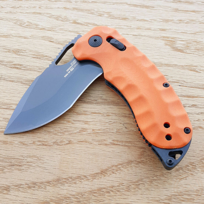 SOG Kiku LTE XR Lock Folding Knife 3" CTS-XHP Steel Blade Orange G10 Handle 12270357 -SOG - Survivor Hand Precision Knives & Outdoor Gear Store