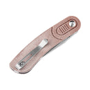 Kansept Knives Reverie Folding Knife 2.91" 154CM Steel Blade Brown Micarta Handle 2025A6 -Kansept Knives - Survivor Hand Precision Knives & Outdoor Gear Store