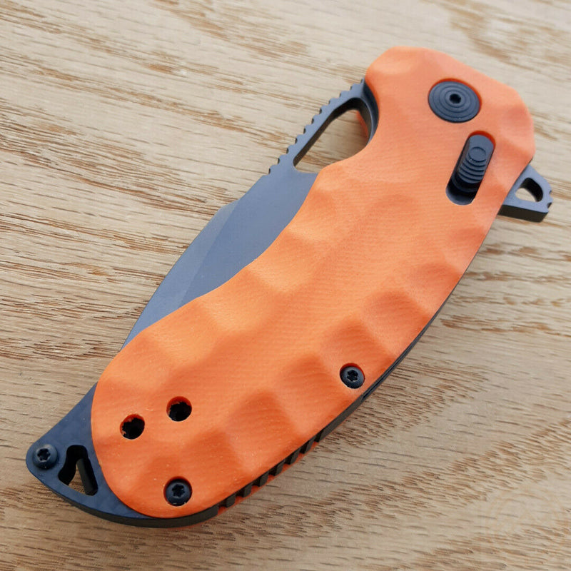 SOG Kiku LTE XR Lock Folding Knife 3" CTS-XHP Steel Blade Orange G10 Handle 12270357 -SOG - Survivor Hand Precision Knives & Outdoor Gear Store