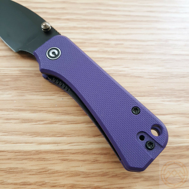 Civivi Baby Banter Liner Folding Knife 2.25" Nitro V Steel Blade Purple G10 Handle 19068S4 -Civivi - Survivor Hand Precision Knives & Outdoor Gear Store